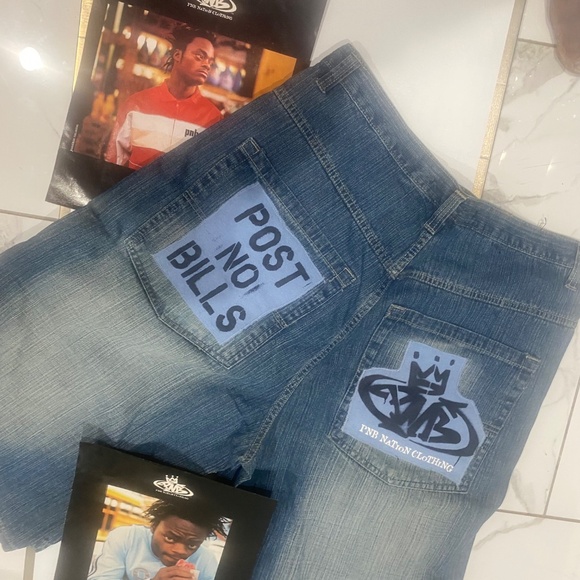 PNB Nation Vintage Shorts Sz 38 - Picture 6 of 8